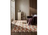Teppich geometrisch Orange-Natur 120 x 170 cm - COQUET Kadima Design