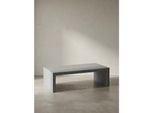 Couchtisch in Beton-Optik, zeitloses Design, rechteckig, schlicht, Grau 110x55x35 cm