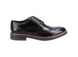 Base London Woburn Excel Heren Brogues Schoenen Zwart