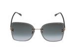 Jimmy Choo Leti 2M2 9O zwarte zonnebril