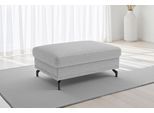 Polsterhocker SIT & MORE "Chelsea, B: 103 cm", silber, B:103cm H:45cm T:69cm, 100% Polyester, Hocker, Polsterhocker, mit praktischem Stauraum