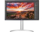 LG LED-Monitor "27UP850K", Energieeffizienz: F, schwarz-weiß (weiß, schwarz), B:61,35cm H:36,35cm T:4,54cm, Monitore, LED-Monitor