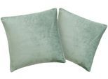 Kissenbezug OTTO HOME "Desner3, besonders weich im Griff, Cashmere-Touch", grün (jade), B:40cm L:40cm, Microfaser, Obermaterial: 100% Polyester, Kissenbezüge, Kissenbezug, Kissenhülle mit Reißverschluss