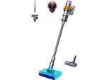 DYSON Nass-Trocken-Akkusauger "V15s Detect Submarine™", bunt (nickel, satin gelb), B:26cm H:126cm T:25cm, Akkusauger, Bis zu 60 Minuten Laufzeit inkl. austauschbarem Akku, Nass-Trocken-Akkusauger