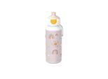 Trinkflasche MEPAL "Pop-Up Trinkflasche Campus (2026) 400 ml", beige (sunshine, rainbow), H:18,4cm, Trinkflaschen, Trinkflasche, Spülmaschinengeeignet