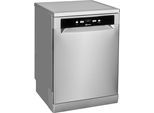 BAUKNECHT Standgeschirrspüler "OBFC Ecosilent 8650", Energieeffizienz: B, silber (edelstahl), B:60cm H:85cm T:59cm, Geschirrspüler, Doppelter Komfort – mit Besteckschublade und zusätzlichem Besteckkorb, Standgeschirrspüler