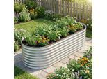 Prestige Home , Silberfarben , Metall , 1000 l , 80x80x240 cm ,