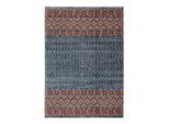 Möbelix , Blau, Rot , Textil , orientalisch , rechteckig , 120x170 cm , Oeko-Tex® Standard 100 , für Fußbodenheizung geeignet, in verschiedenen Größen erhältlich, für Hausstauballergiker geeignet, pflegeleicht, strapazierfähig ,