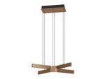 Eglo , Schwarz, Weiß, Bronzefarben , Metall, Kunststoff , 43.5x110x64 cm , Farbwechsler, ZigBee-Technologie, Smartphone-Steuerung, Farbtemperaturwechsler , Beleuchtung, Innenleuchten, Hängeleuchten, LED-Hängeleuchten