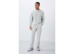 Herren Baumwoll-Polyester Fleece Sweatshirt und Hose Set