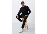 Herren Baumwoll-Polyester Fleece Sweatshirt und Hose Set