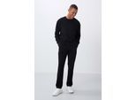 Herren-Fleece Sweatshirt und Hose aus Baumwolle-Polyester-Mix Set