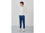 Herren Baumwoll-Polyester Fleece Sweatshirt und Hose Set