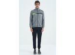 Geprinte Sweatshirt met Ritskraag en Broek Set