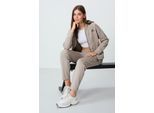 Dames Hoodie Met Rits En Broek Set