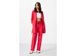 Damen Baumwollmischung Sweatshirt und weit geschnittene Hosen Set