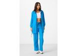 Damen Sweatshirt aus Baumwollmischung und weite Hose Set