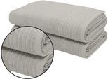 Saunatuch OTTO HOME "Sanremo Premium, Premium Handtücher, 600 gr/m², 80x200cm", grau, B:80cm L:200cm, Frottier, Obermaterial: 100% Baumwolle, Handtücher, Bordüre, einfarbig, flauschig, weich, dicke Qualität, 5 Jahre Garantie