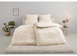 Bettwäsche OTTO HOME "Matilda in Gr. 135x200 oder 155x220 cm", natur, B/L: 135cm x 200cm, 1 Stk., 1 Stk., Flanell, B/L: 80cm x 80cm, 2, Flanell, Obermaterial: 100% Baumwolle, Bettwäsche, Bettwäsche, Bettwäsche aus Baumwolle, Bettwäsche mit skandinavischem Design
