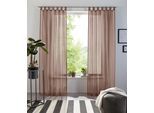 Gardine OTTO HOME "XANA" Gr. 4, grau (taupe), B:145cm H:245cm, Voile, Polyester, Gardinen, Gardine, Bestseller, einfarbig, 1 Schal, pflegeleicht, preiswert
