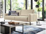2,5-Sitzer HOME AFFAIRE "Apiro, 2,5-Sitzer – Premium-Komfort für dein Zuhause", beige (natur), B:218cm H:87cm T:88cm, Sofas, auch mit motorischem Sitzvorzug, Breite 218cm, Dickleder, Federkern