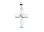 Kettenanhänger ADELIA´S "Kreuzanhänger 925 Silber", silber, Schmuckanhänger, Damen, Silber 925 (Sterlingsilber), Kettenanhänger, Silberanhänger Kreuz