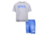Nike Kinderen/Kinderen Genie Bubble T-Shirt & Korte Set (Universitair Blauw)