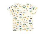 Carrement Beau T-shirt met korte mouwen voor kinderen met safaridieren (Geel)