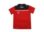 Sondico Kinder/Kinder-T-shirt met gekleurd blok (Rood/zwart)