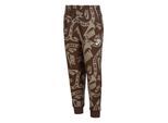 Nike Sportkleding voor kinderen: joggingbroek van clubfleece met logo over het hele oppervlak (Bruin)