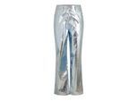 AmyLynn Dames/Dames Metallic Normale Broek (Blauw)
