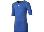 Puma Trainingsshirt met logo en ventilatieopeningen voor kinderen (Blauw)