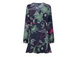 Vero Moda Dames/Dames Jane Bloemen Wikkeljurk (Zwart)