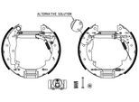 TEXTAR Bremsbackensatz Shoe Kit Pro 84030403 für Peugeot BMW TALBOT RENAULT