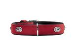 Hunter Hundehalsband softie stone rot M-L