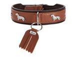 Dog Sport HUNTER Teckelhalsband münchen cognac XS-S