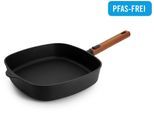 Bratpfanne WOLL "Eco Logic QXR Guss-Pfanne viereckig", schwarz, B:28cm H:6,5cm L:28cm, Pfannen, Bratpfanne, PFAS-freie Diamond-QXR - Beschichtung
