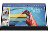 HP Portabler Monitor "E14 G4 HSD-0073-F", Energieeffizienz: B (A-G), silber (silberfarben), B:32,1cm H:21cm T:1,52cm, Monitore