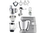 KENWOOD Küchenmaschine "Titanium Chef Baker XL KVL85.704SI", silber (silberfarben), B:37cm H:40cm T:22,5cm, Küchenmaschinen, inkl. umfangreiches Zubehör, mit integrierter EasyWeigh Waage, Küchenmaschine