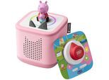 TONIES Lautsprecher "Toniebox 2 Play Set Peppa Pig", rosa, B:16,4cm H:17,3cm, Lautsprecher