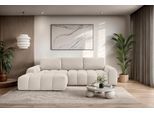 Ecksofa OTTO HOME "AZITA L-Form, 270 cm - OTTO. Verlässliche Qualität.", beige, B:270cm H:84cm T:166,5cm, 100% Polyester, Sofas, Ecksofa, wahlweise als Schlafsofa m. Bettkasten, Bubble-Optik