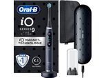 Elektrische Zahnbürste ORAL-B "iO 9 Luxe Edition", schwarz (schwarz onyx), ElektrozahnbürstenB:3cm H:25cm T:3cm, Kunststoff, Elektrische Zahnbürste, mit Magnet-Technologie, 7 Putzmodi, Farbdisplay & Lade-Reiseetui, B:3cm H:25cm T:3cm