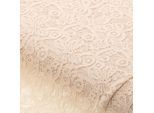 Elastik-Spitzenstoff "Schmetterlinge", creme