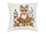 Stickkissen "Kleiner Fuchs"