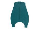 Babyschlafsack SCHLUMMERSACK "Schlafsack mit Füßen 2.5 Tog" Gr. 70, blau (petrol), Schlafsäcke, Baby, L: 70cm, Obermaterial: 100% Baumwolle CO., L:70cm