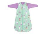 Babyschlafsack SCHLUMMERSACK "Schlafsack ohne Füßen 1.0 Tog", Baby, Gr. L: 90cm, grün (ballerina), Obermaterial: 100% Baumwolle CO., Schlafsäcke