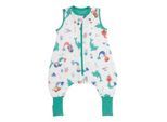 Babyschlafsack SCHLUMMERSACK "Schlafsack mit Füßen 1.0 Tog" Gr. 60, grün (meerjungfrau), Schlafsäcke, Baby, L: 60cm, Obermaterial: 100% Baumwolle CO., L:60cm