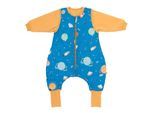 Babyschlafsack SCHLUMMERSACK "Schlafsack mit Füßen 2.5 Tog", Baby, Gr. L: 70cm, orange (space), Obermaterial: 100% Baumwolle CO., Schlafsäcke