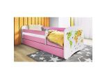 Mid.you , Weiß, Pink , Holz , Birke , Sperrholz,Schichtholz , H2 , 1-Zonen , links montierbar, rechts montierbar , 80x160 cm , nicht verstellbar , Kinder- & Jugendzimmer, Kinderbetten, Kinderbetten