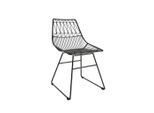 Mid.you , Schwarz , Metall , 55x79x47 cm , gastro- und objekttauglich ,